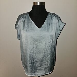 Light Blue Green Blouse